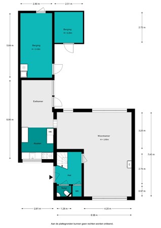 Plattegrond - Pelsplein 5, 4761 KD Zevenbergen - Pelsplein 5 - Begane grond - 2D.jpg